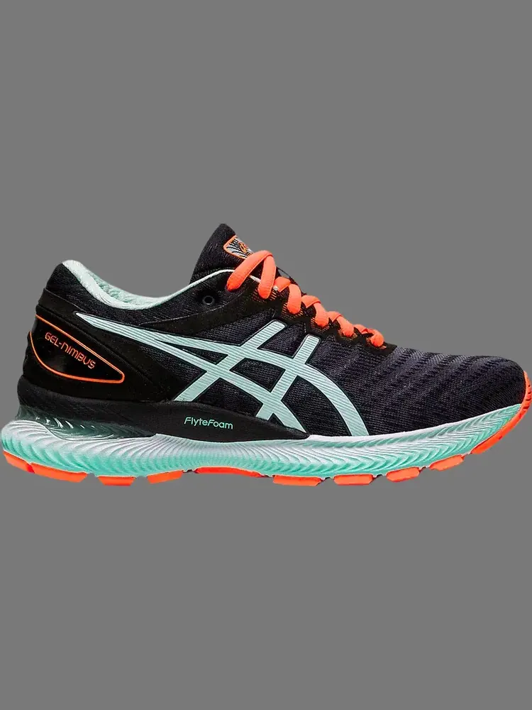 Кроссовки wmns gel nimbus 22 'black bio mint' Asics — изображение 1 из 1, черный