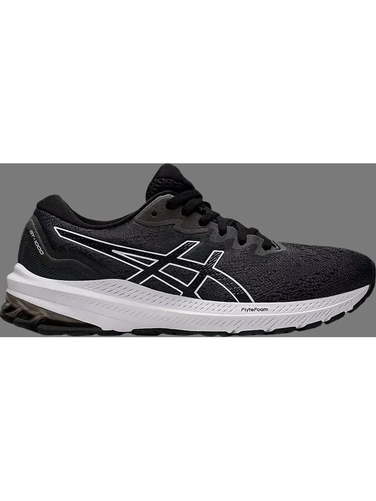 Кроссовки wmns gt 1000 11 'black white' Asics — изображение 1 из 1, черный