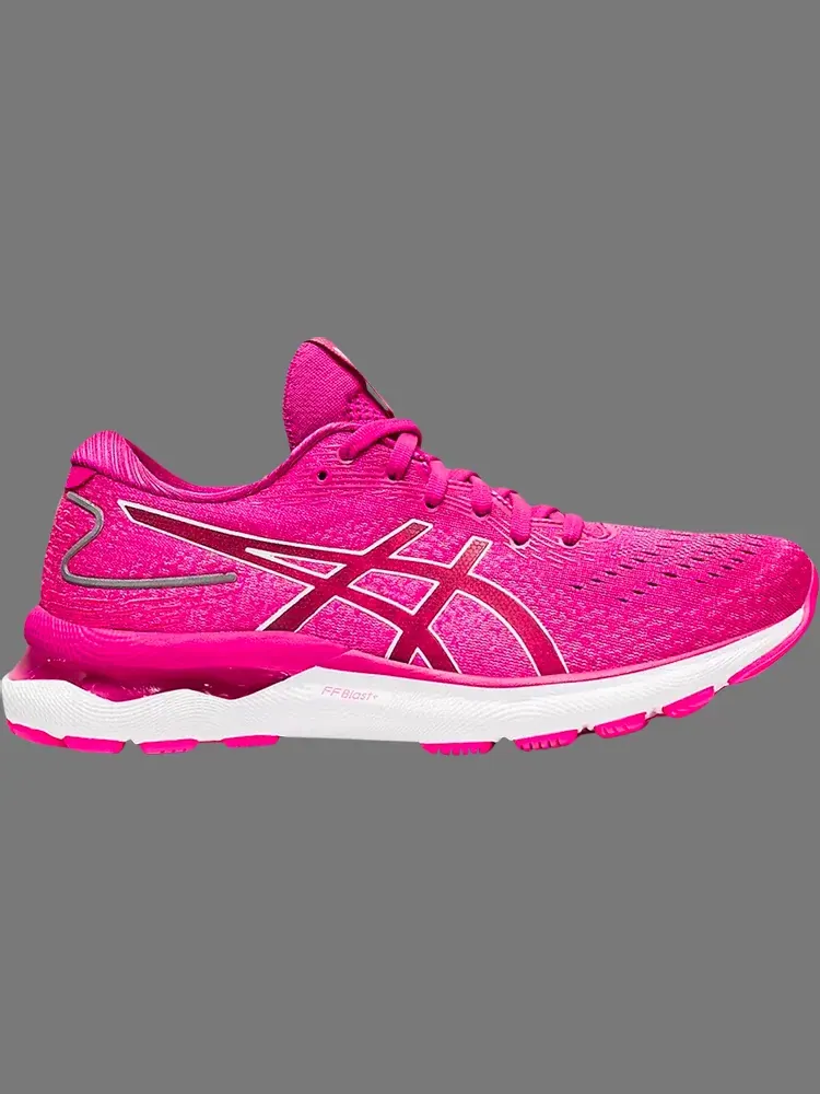 Кроссовки wmns gel nimbus 24 'fuchsia red' Asics — изображение 1 из 1, розовый
