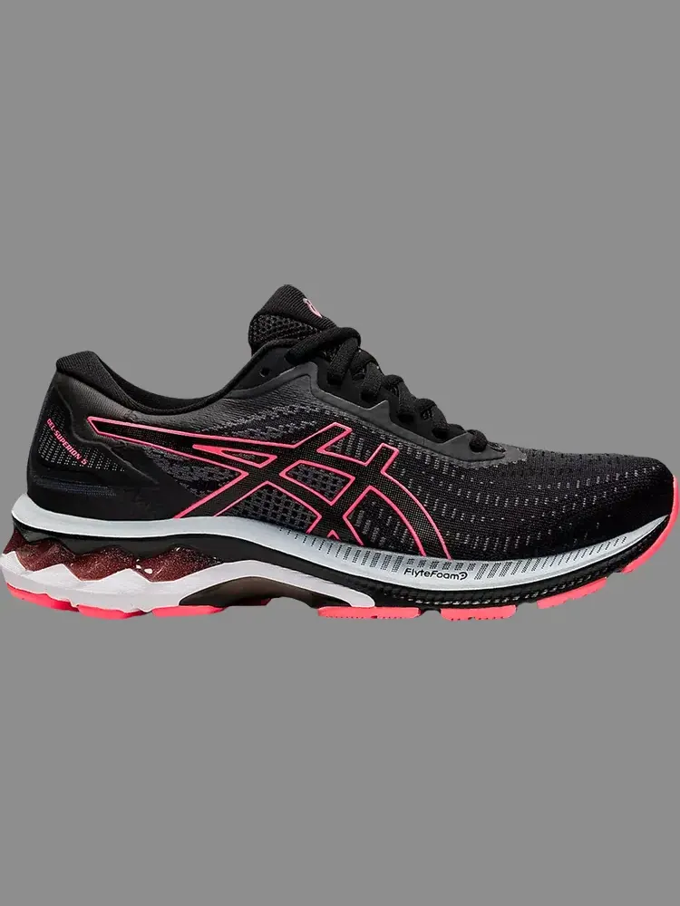 Кроссовки wmns gel superion 5 'black blazing coral' Asics — изображение 1 из 1, черный