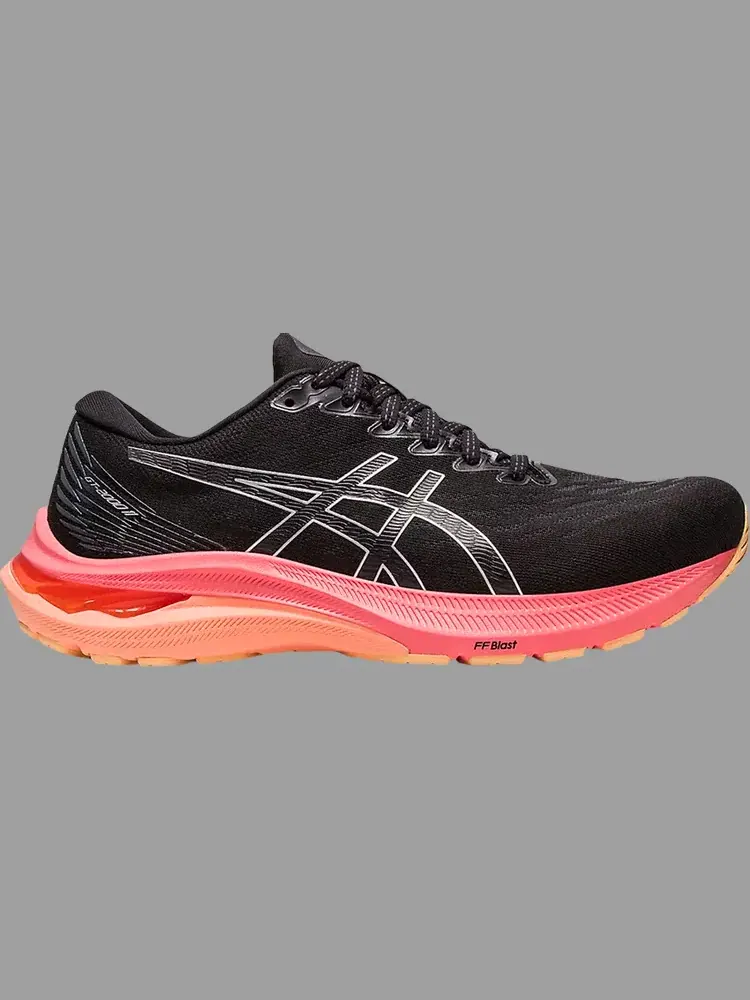 Кроссовки wmns gt 2000 11 'black pink peach' Asics — изображение 1 из 1, черный