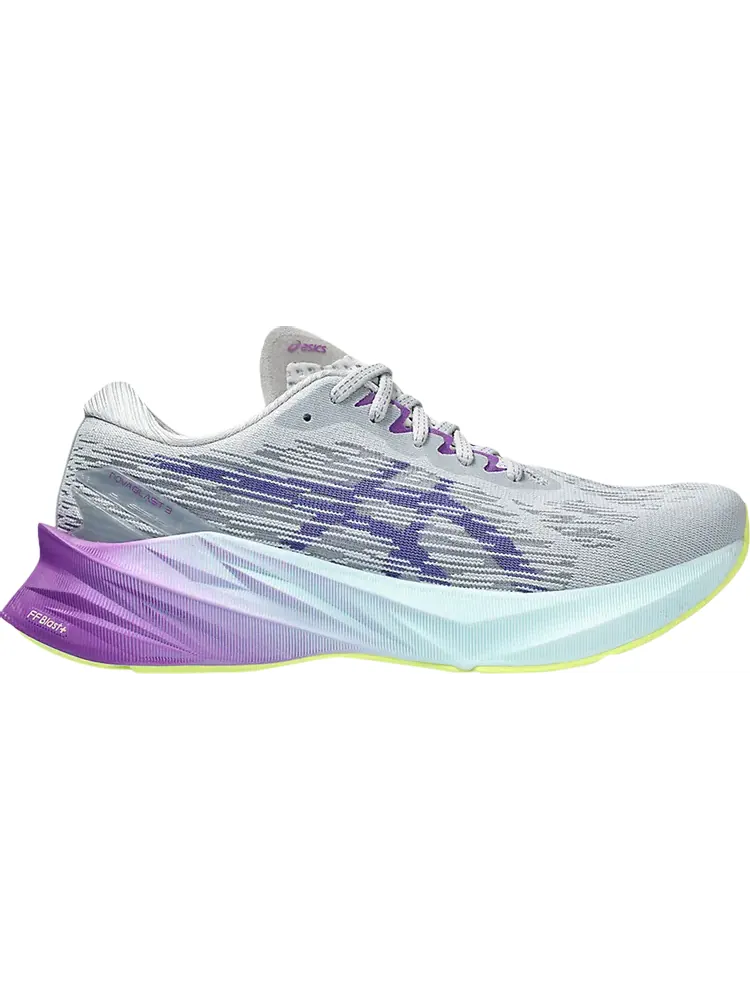 Кроссовки Wmns Novablast 3 'Piedmont Grey Blue Violet' — изображение 1 из 1, серый