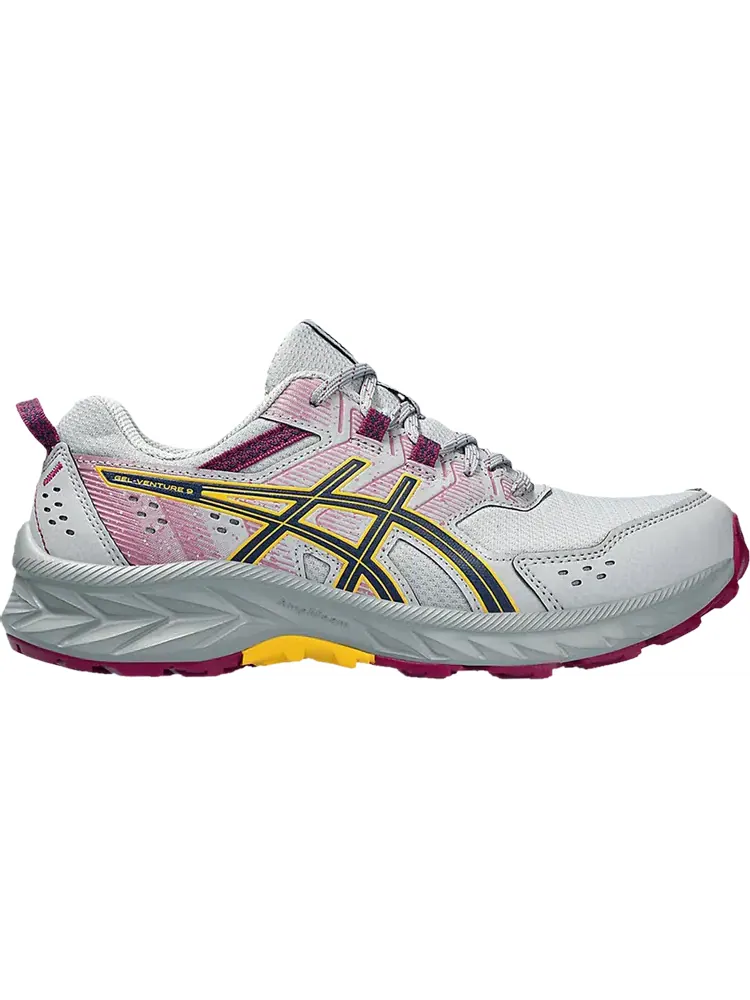Кроссовки Wmns Gel Venture 9 Wide 'Piedmont Grey Fuchsia' — изображение 1 из 1, серый