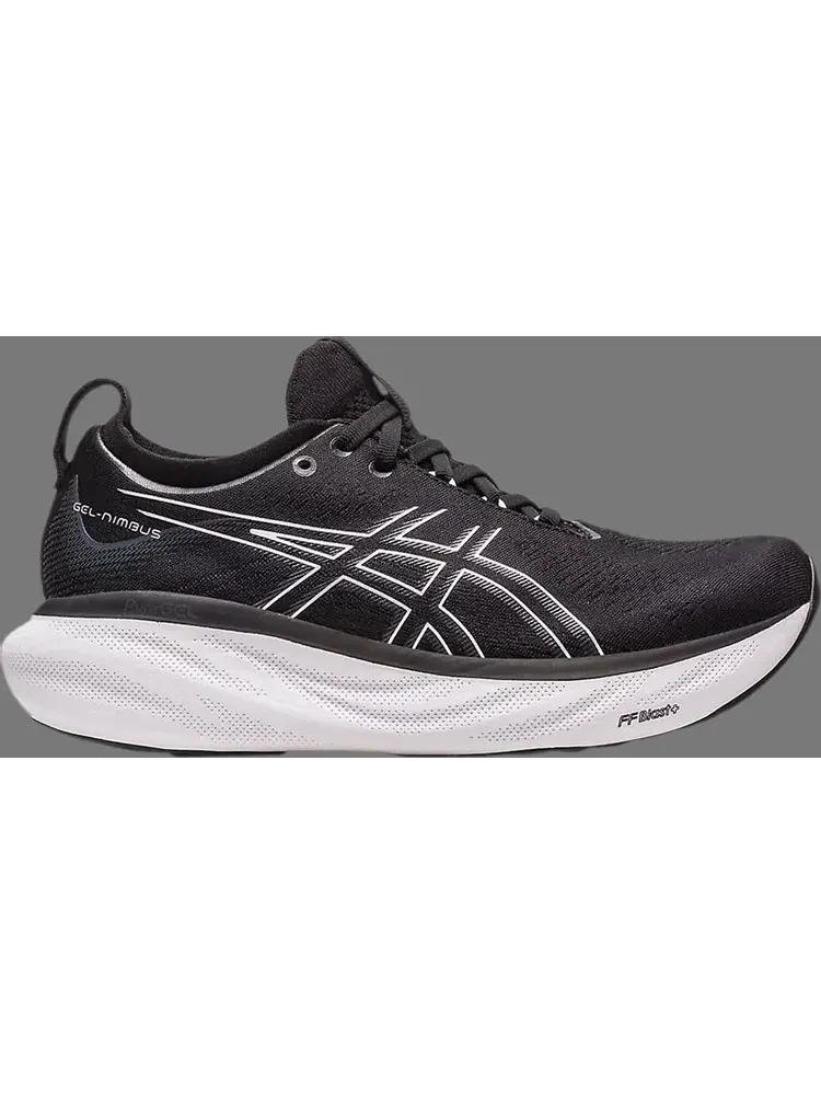 Кроссовки wmns gel nimbus 25 'black pure silver' Asics — изображение 1 из 1, черный