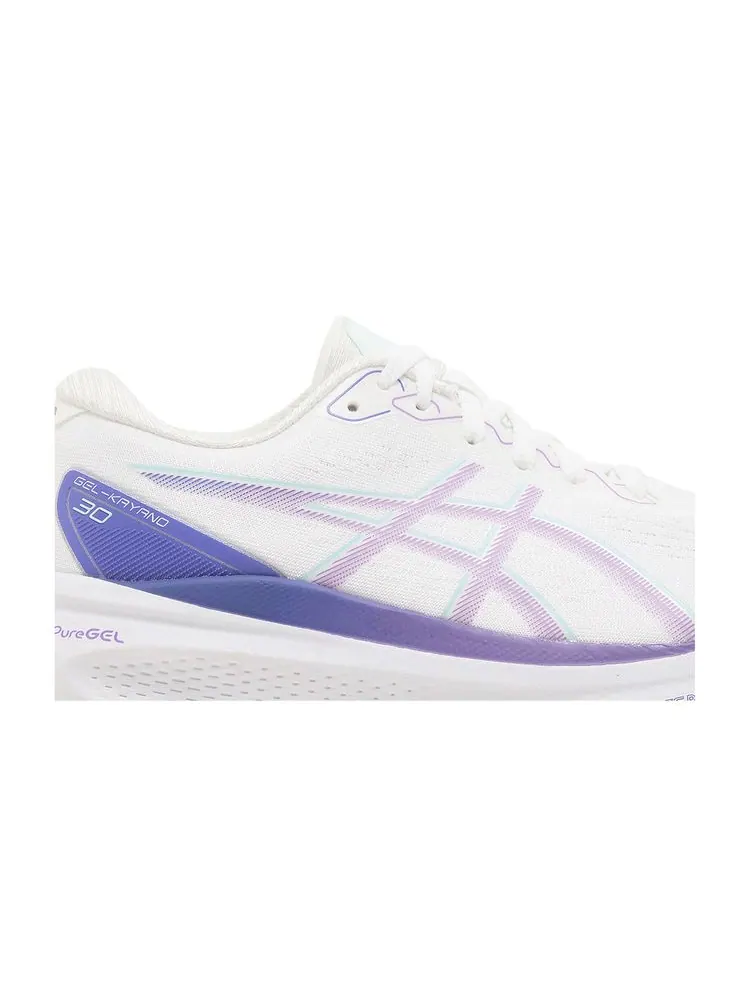 Кроссовки Wmns Gel Kayano 30 'White Cyber Grape' — изображение 2 из 8, белый