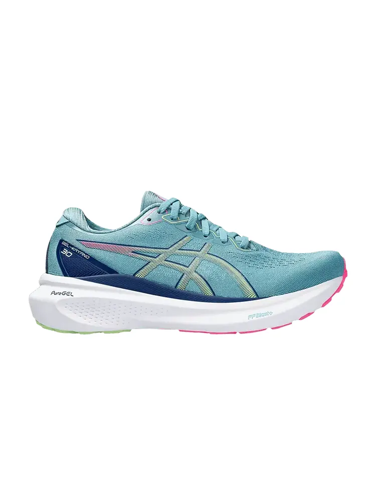 Кроссовки ASICS Wmns Gel Kayano 30 'Gris Blue Lime Green' — изображение 1 из 1, синий/зеленый