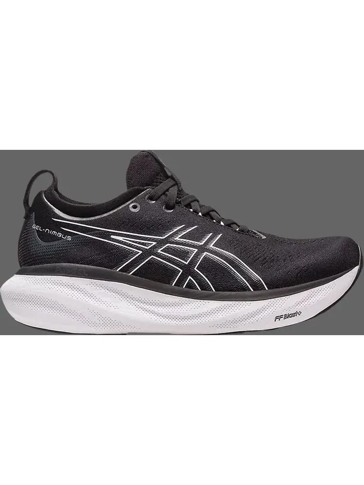 Кроссовки wmns gel nimbus 25 wide 'black pure silver' Asics — изображение 1 из 1, черный