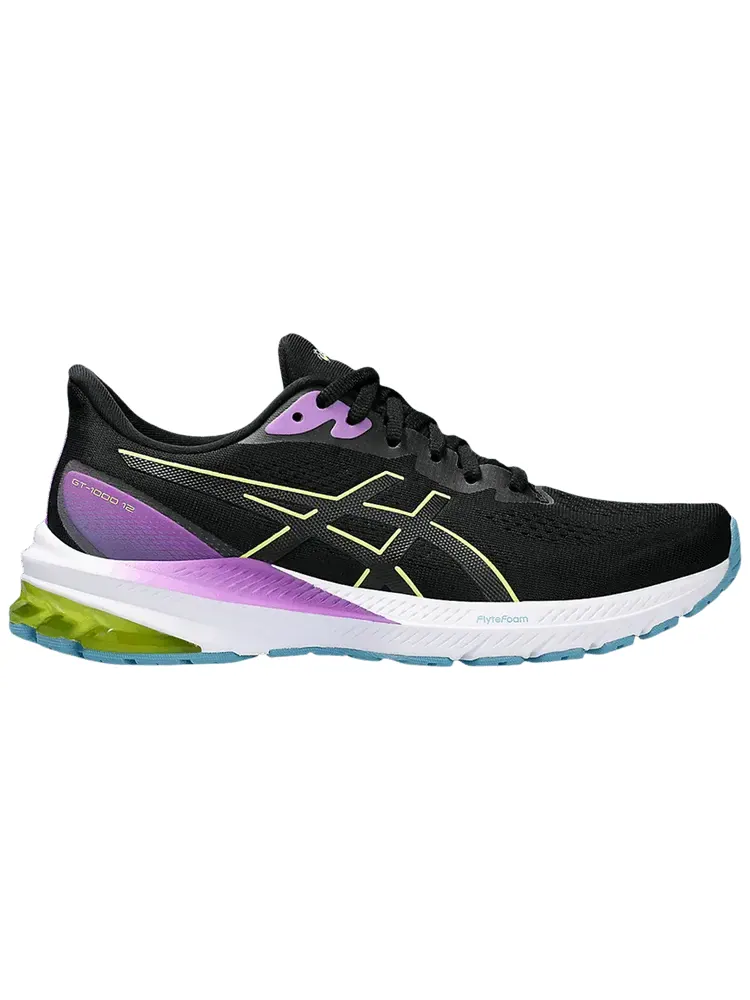 Кроссовки ASICS Wmns GT 1000 12 'Black Grape' — изображение 1 из 1, черный