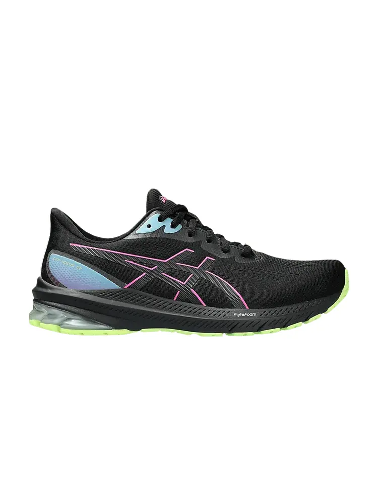 Кроссовки ASICS Wmns GT 1000 12 GORE-TEX 'Black Hot Pink' — изображение 1 из 1, черный/белый