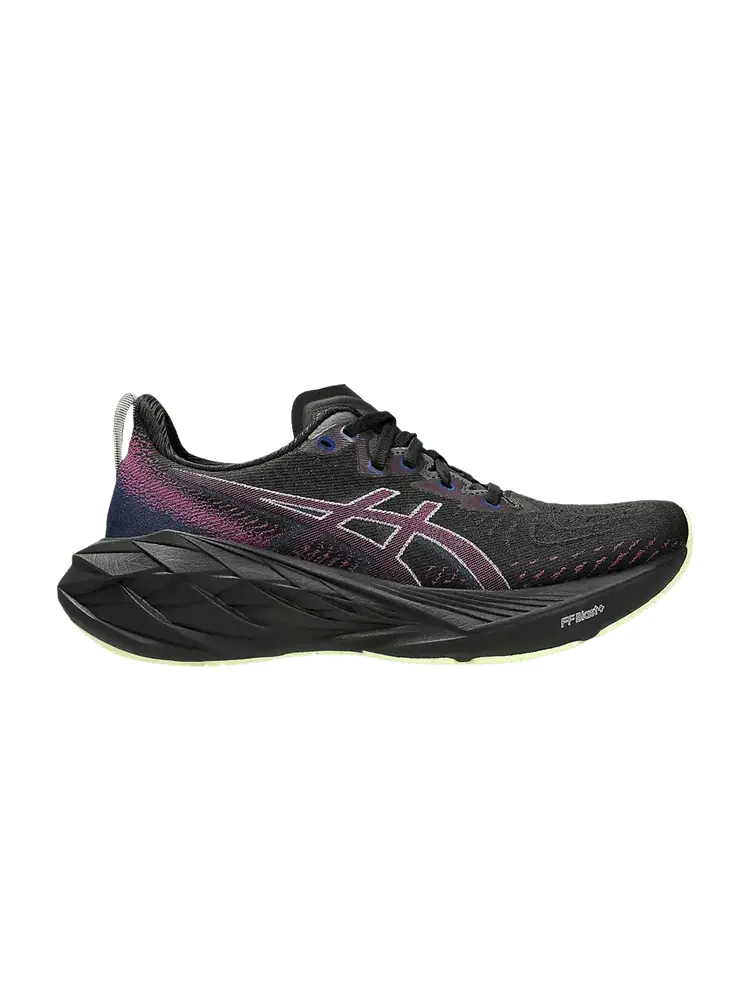 Кроссовки ASICS Wmns NovaBlast 4 Black Blue Expanse — изображение 1 из 1, черный синий