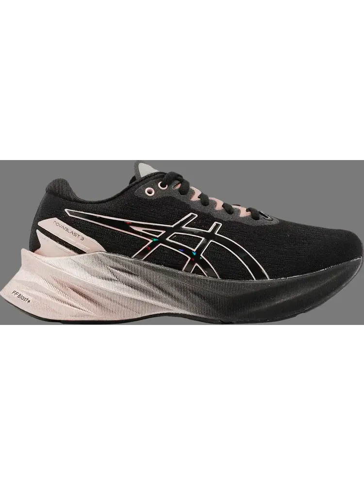 Кроссовки wmns novablast 3 platinum 'black rose gold' Asics — изображение 1 из 1, черный