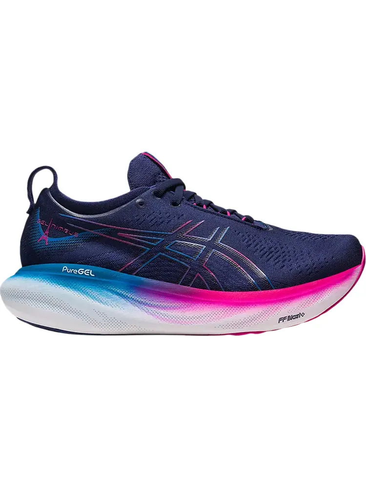 Кроссовки Wmns Gel Nimbus 25 'Indigo Blue Pink Rave' — изображение 1 из 1, синий