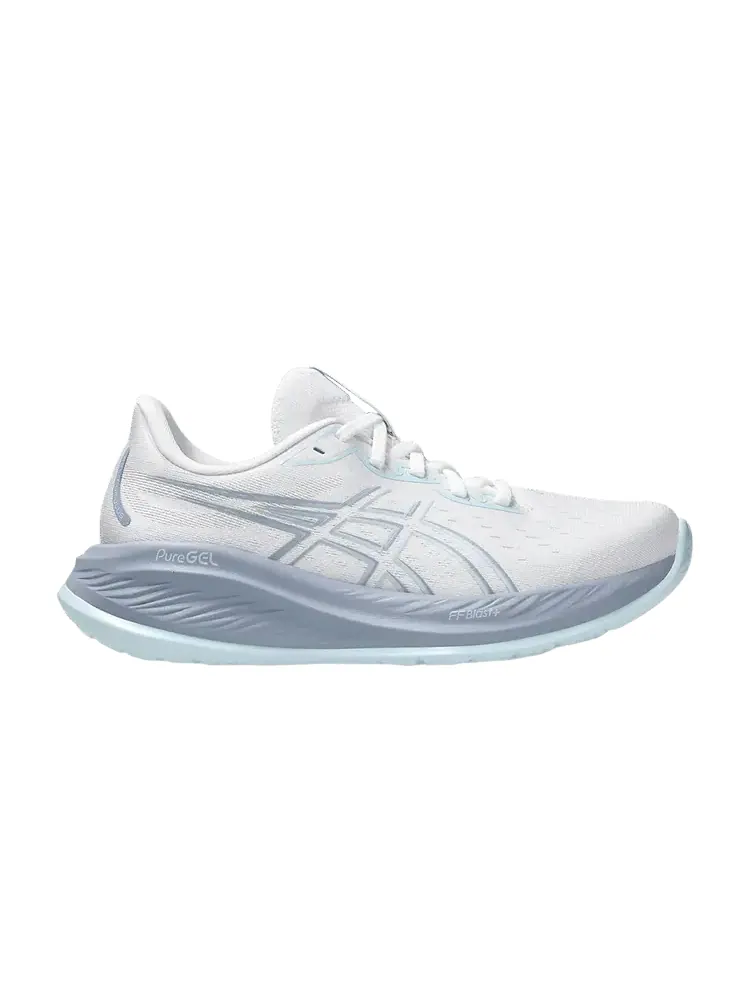 Кроссовки ASICS Wmns Gel Cumulus 26 White Cool Grey — изображение 1 из 1, белый серый