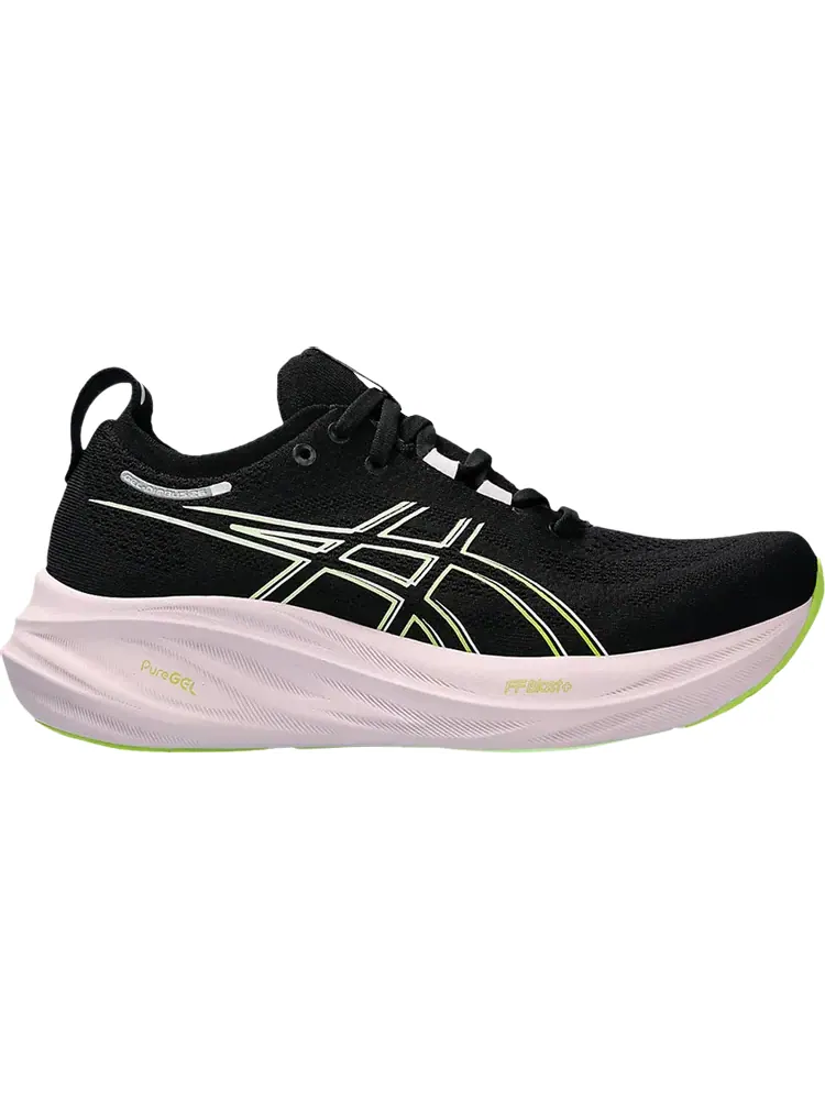 Кроссовки Wmns Gel Nimbus 26 'Black Neon Lime' — изображение 1 из 1, черный