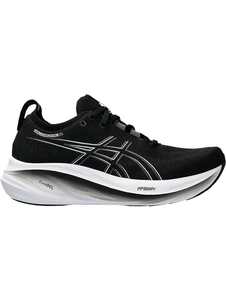 Кроссовки Wmns Gel Nimbus 26 Wide 'Black Graphite Grey' — изображение 1 из 1, черный