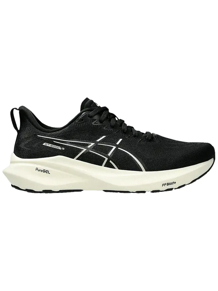 Кроссовки ASICS Wmns GT 2000 13 Narrow 'Black White' — изображение 1 из 1, черный