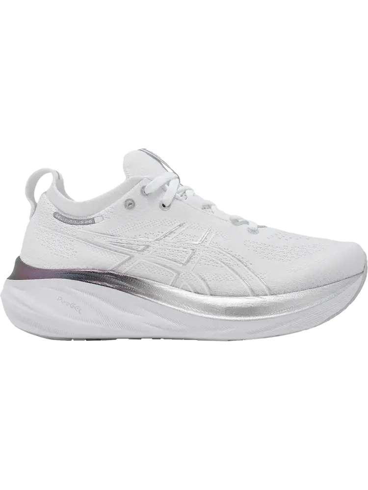 Кроссовки Gel Nimbus 26 Platinum 'Real White Pure Silver' — изображение 1 из 1, белый