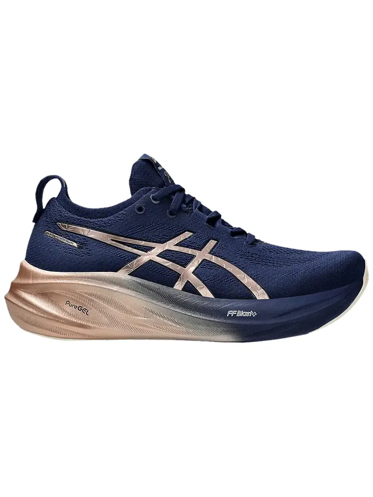Кроссовки ASICS Wmns Gel Nimbus 26 Platinum 'Blue Expanse Rose Gold' — изображение 1 из 1, синий розовый золотистый