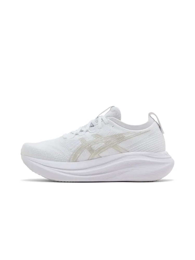 Кроссовки Wmns Gel Nimbus 27 'White Glacier Grey' — изображение 3 из 8, белый серый