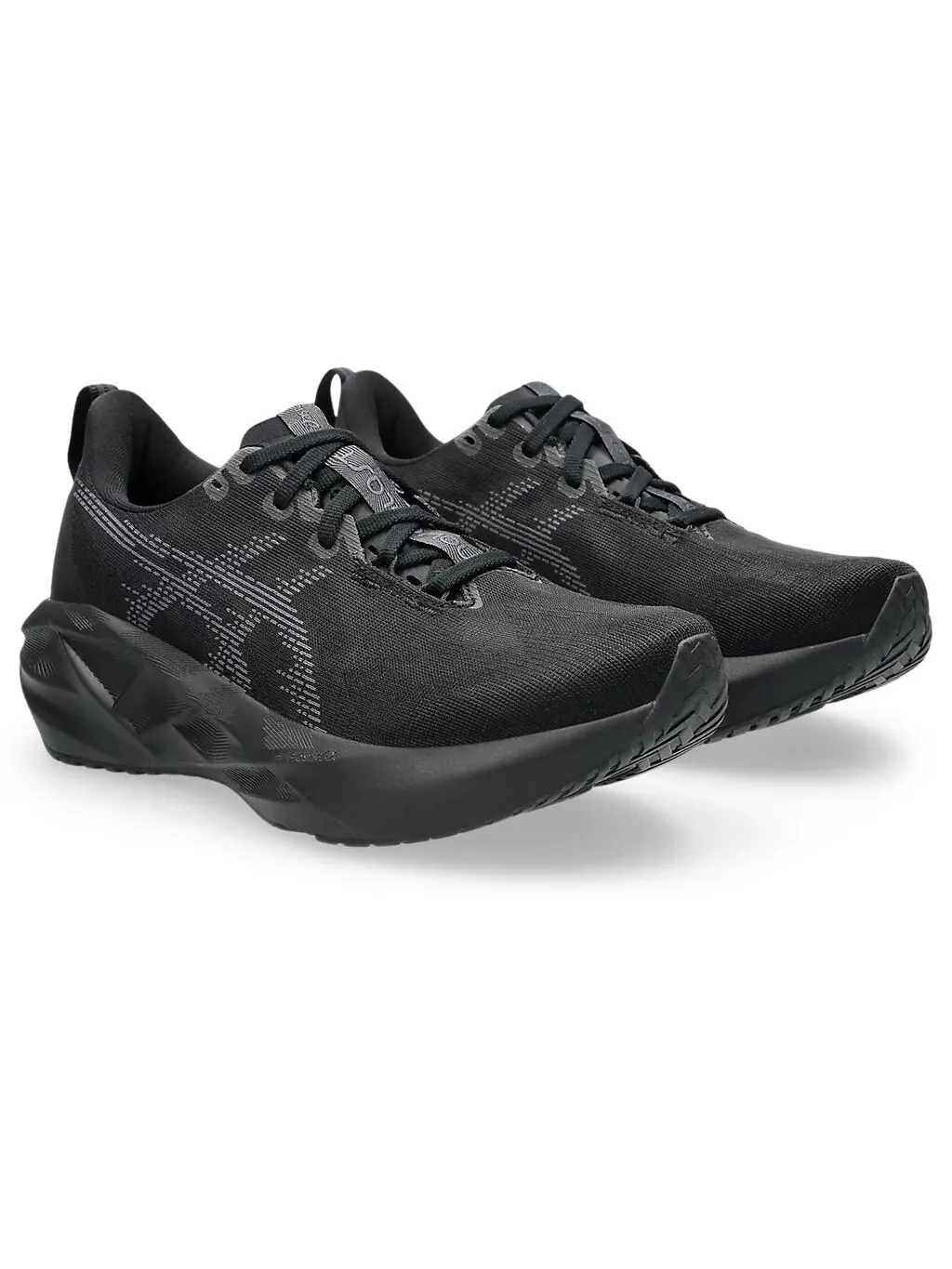Беговые женские кроссовки Asics Novablast 5 — изображение 2 из 7, черный/серый