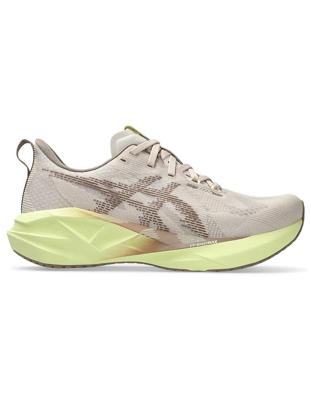 Беговые женские кроссовки Asics Novablast 5 — изображение 1 из 7, бежевый/серый