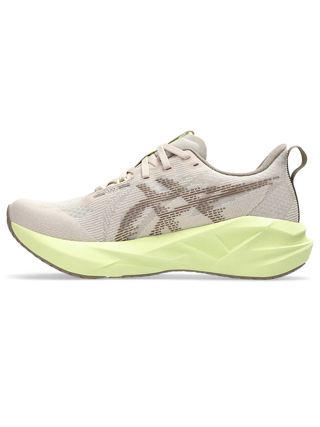 Беговые женские кроссовки Asics Novablast 5 — изображение 7 из 7, бежевый/серый