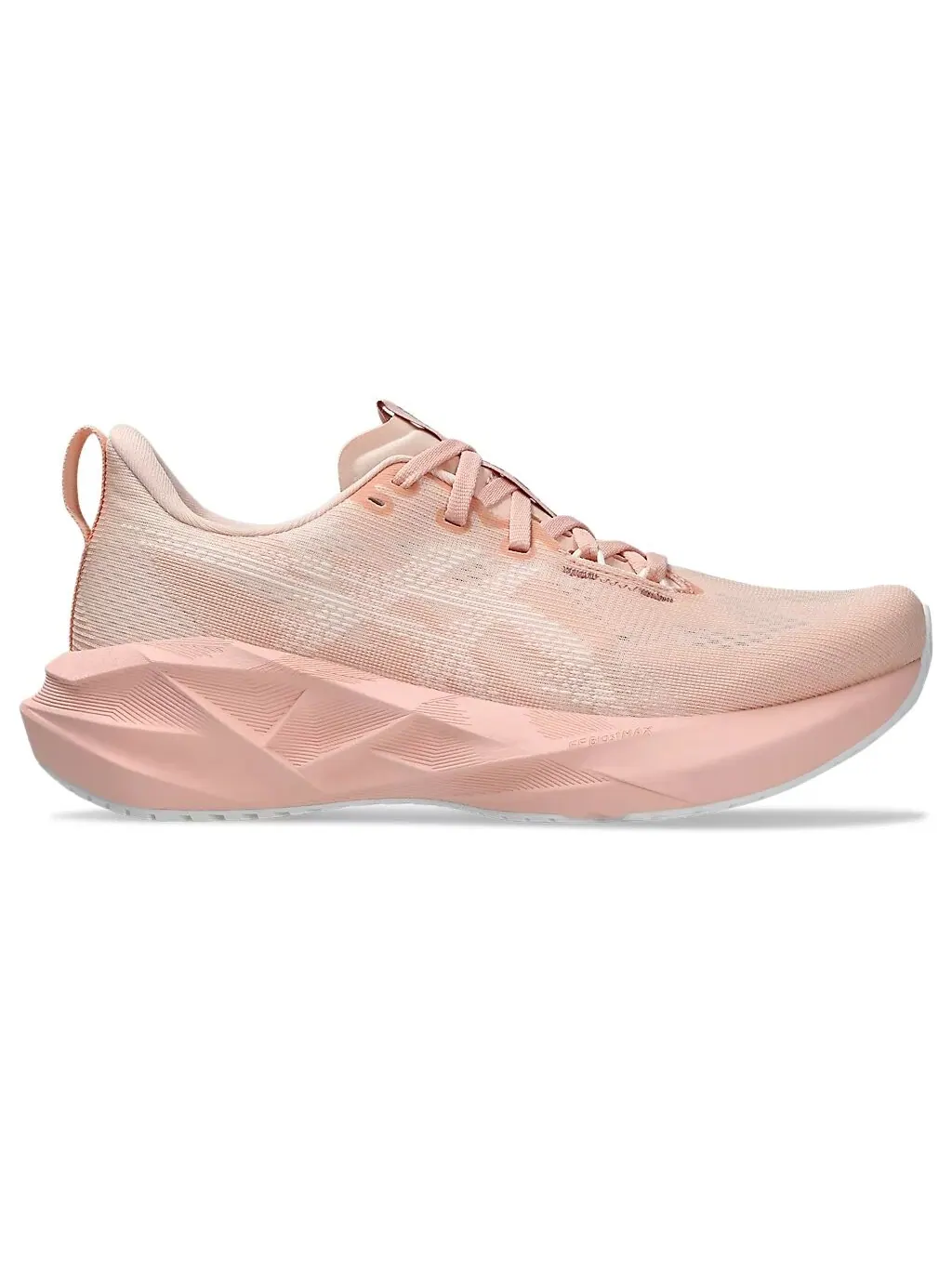 Беговые женские кроссовки Asics Novablast 5, Breeze/White, персиковый — изображение 1 из 7, розовый