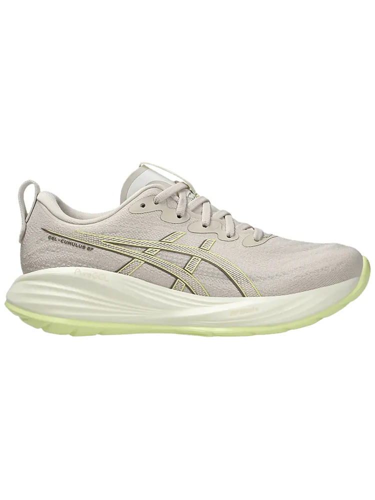 Кроссовки ASICS Wmns Gel Cumulus 27 Wide 'Mineral Beige Huddle Yellow' — изображение 1 из 1, бежевый желтый