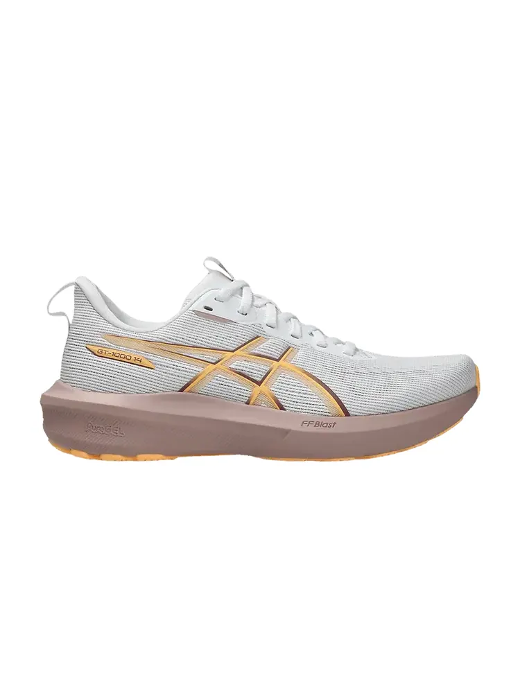 Кроссовки ASICS Wmns GT 1000 14 'White Rubble Red' — изображение 1 из 1, белый/красный