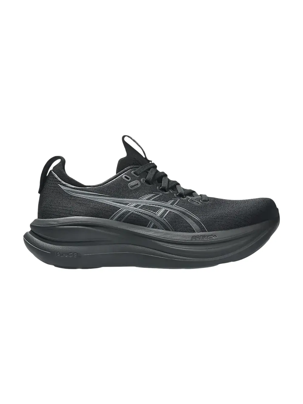Кроссовки ASICS Wmns GEL-Nimbus 28 D Wide — изображение 1 из 1, черный/графитовый серый