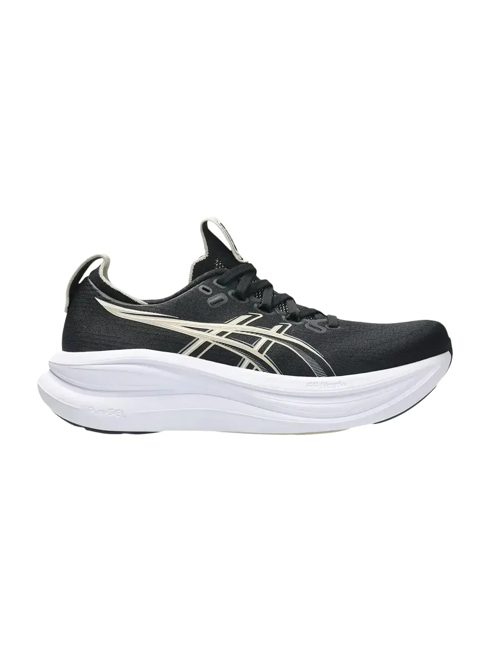 Кроссовки ASICS Wmns GEL-Nimbus 28 D Wide — изображение 1 из 1, черный/серый