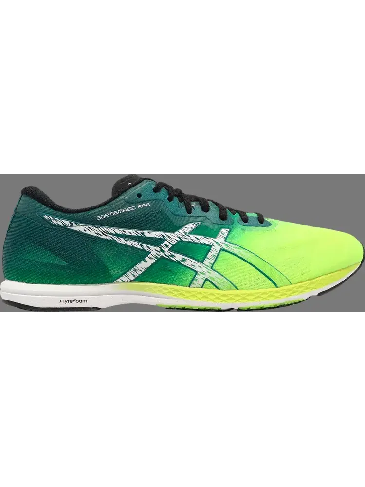 Кроссовки sortiemagic rp 6 'safety yellow velvet pine' Asics — изображение 1 из 1, желтый