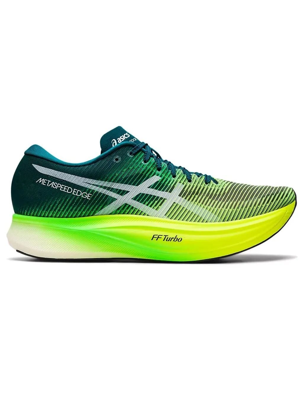Кроссовки metaspeed edge+ 'velvet pine safety yellow' Asics — изображение 1 из 7, синий