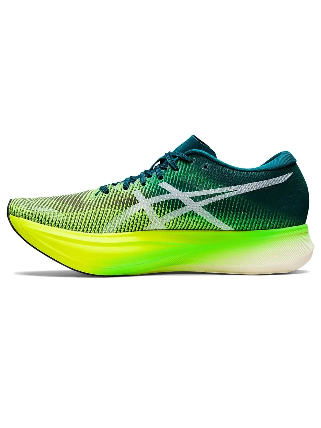 Кроссовки metaspeed edge+ 'velvet pine safety yellow' Asics — изображение 7 из 7, синий