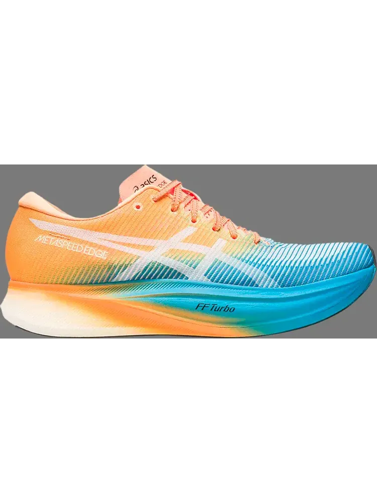 Кроссовки metaspeed edge+ 'island blue orange pop' Asics, апельсин — изображение 1 из 1, оранжевый