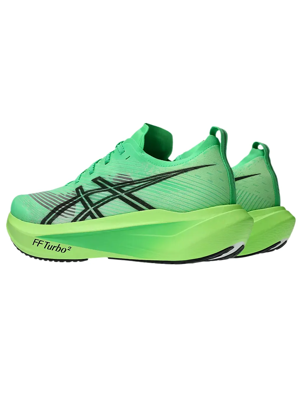 Кроссовки для бега Asics Megablast Unisex — изображение 2 из 5, зеленый/черный
