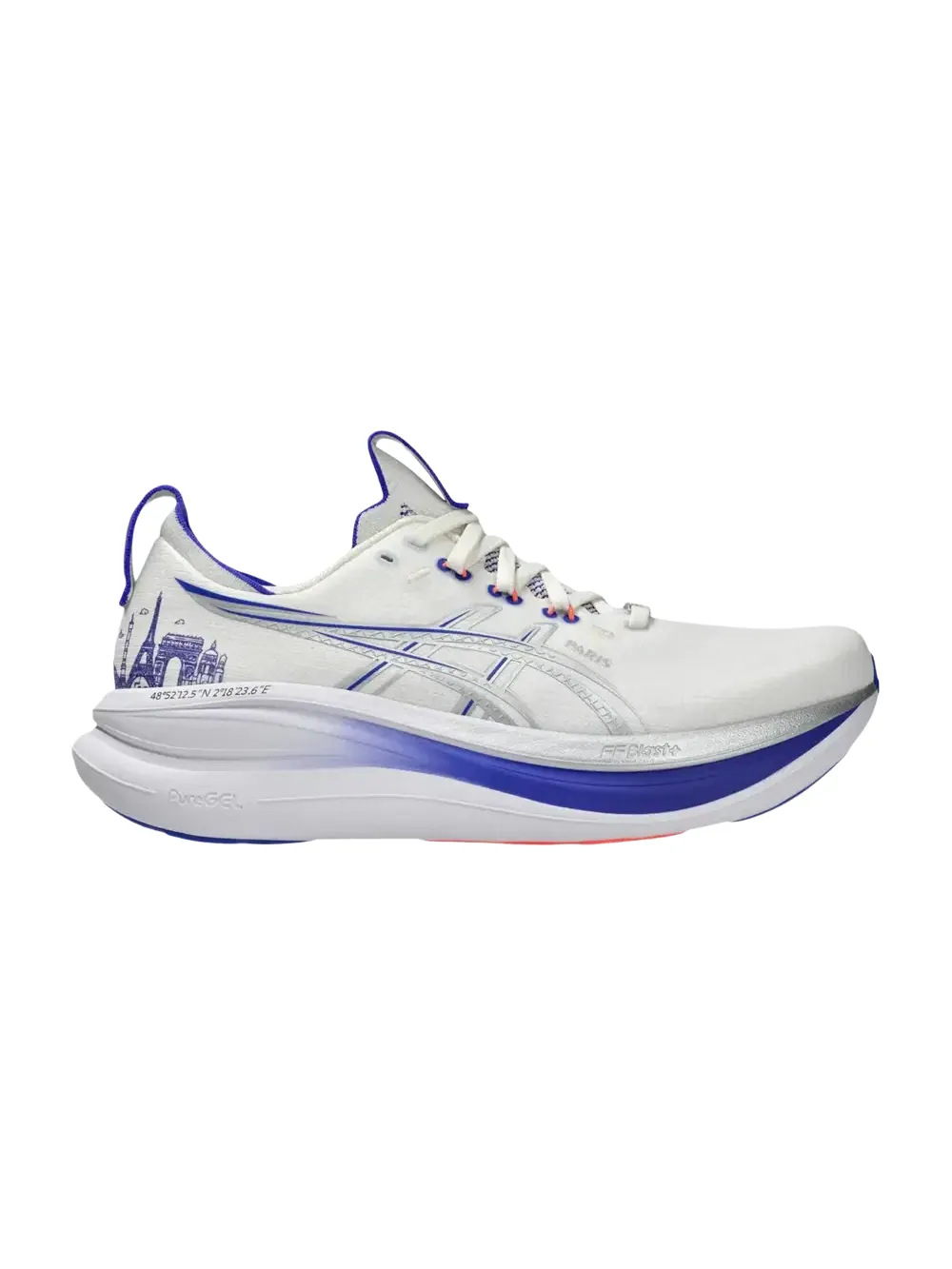 Кроссовки ASICS GEL-Nimbus 28 — изображение 1 из 1, кремовый/серебристый