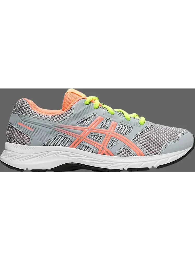 Кроссовки contend 5 gs 'piedmont grey sun coral' Asics — изображение 1 из 1, серый
