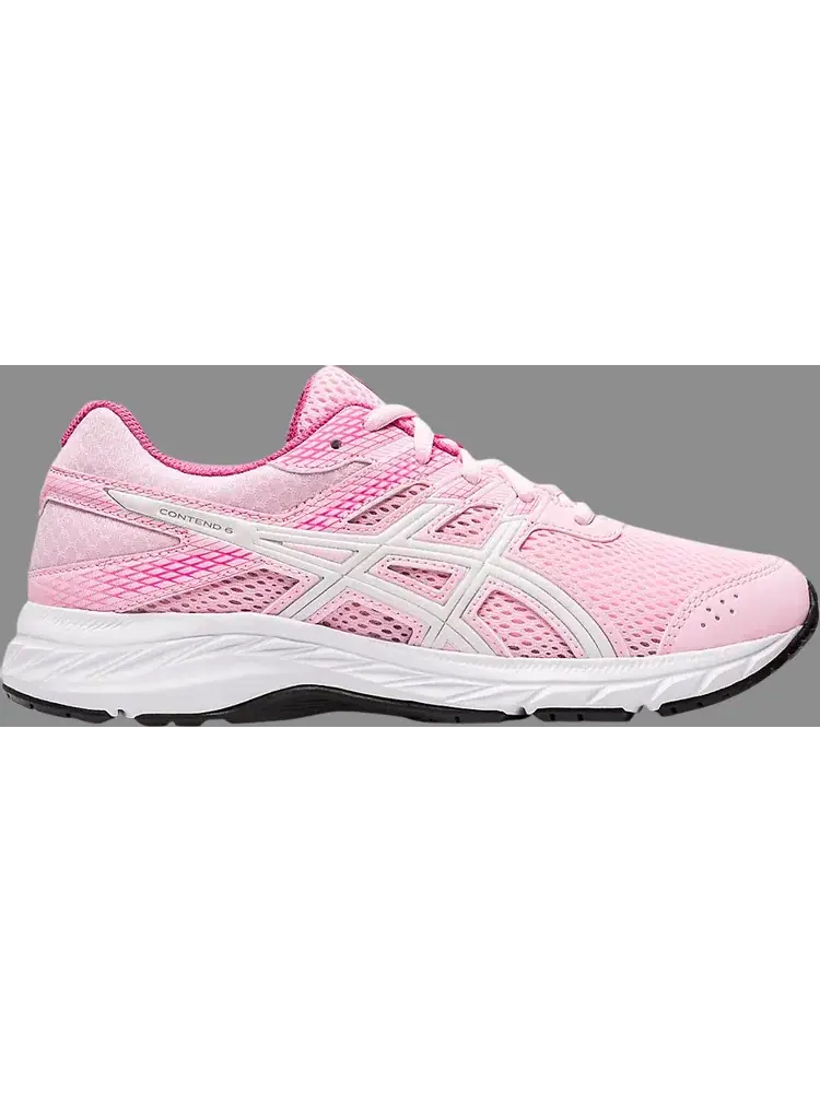 Кроссовки gel contend 6 gs 'cotton candy' Asics — изображение 1 из 1, розовый