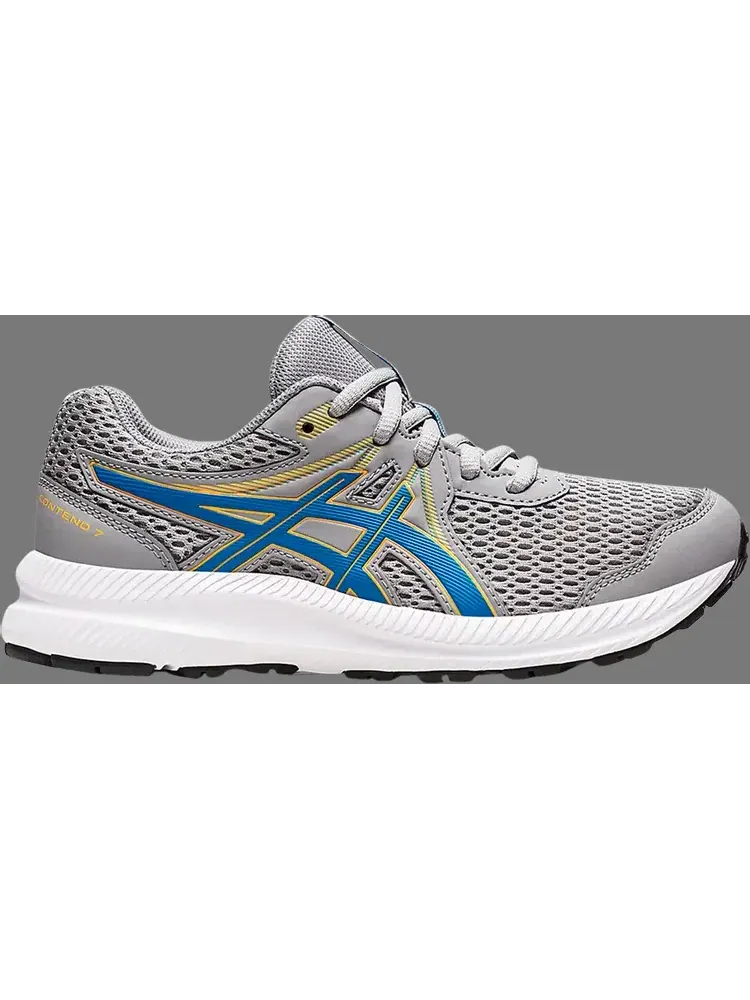 Кроссовки contend 7 gs 'sheet rock electric blue' Asics — изображение 1 из 1, серый