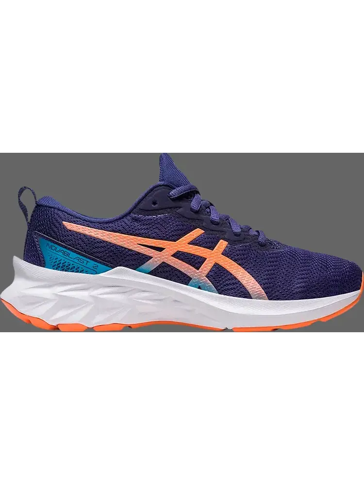 Кроссовки novablast 2 gs 'indigo blue sun peach' Asics — изображение 1 из 1, синий