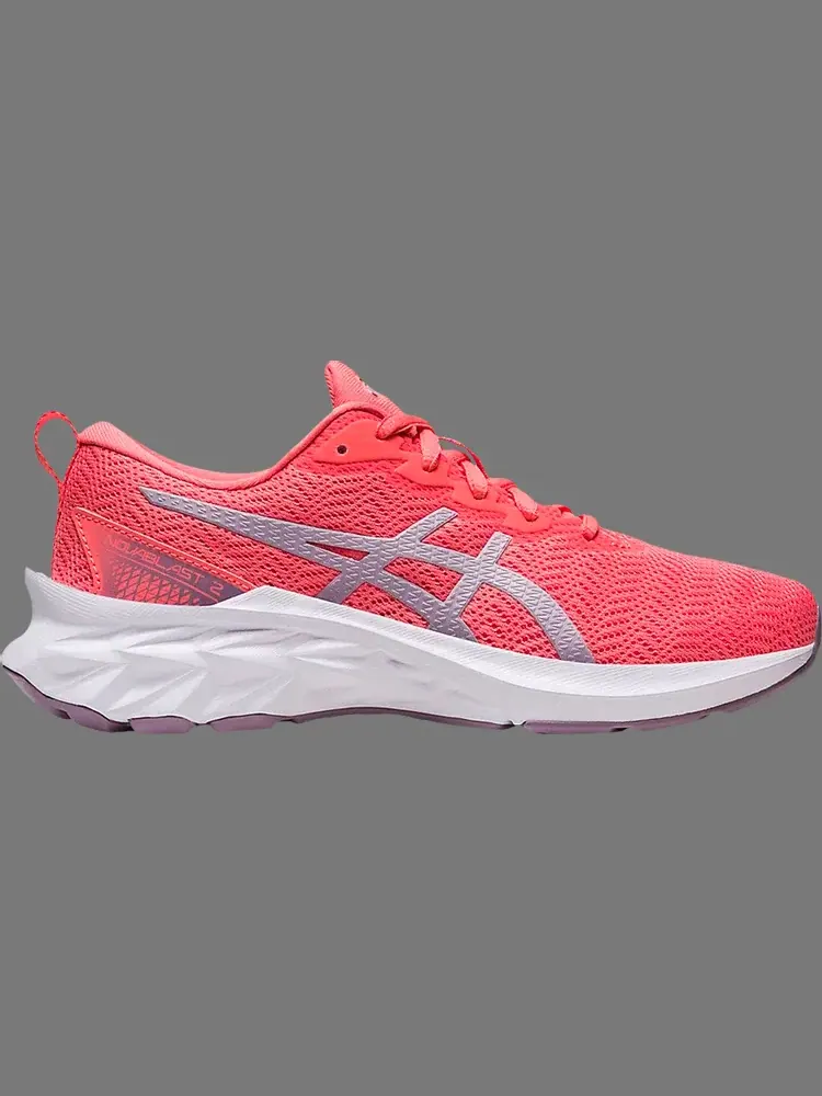 Кроссовки novablast 2 gs 'papaya dusk violet' Asics, апельсин — изображение 1 из 1, оранжевый