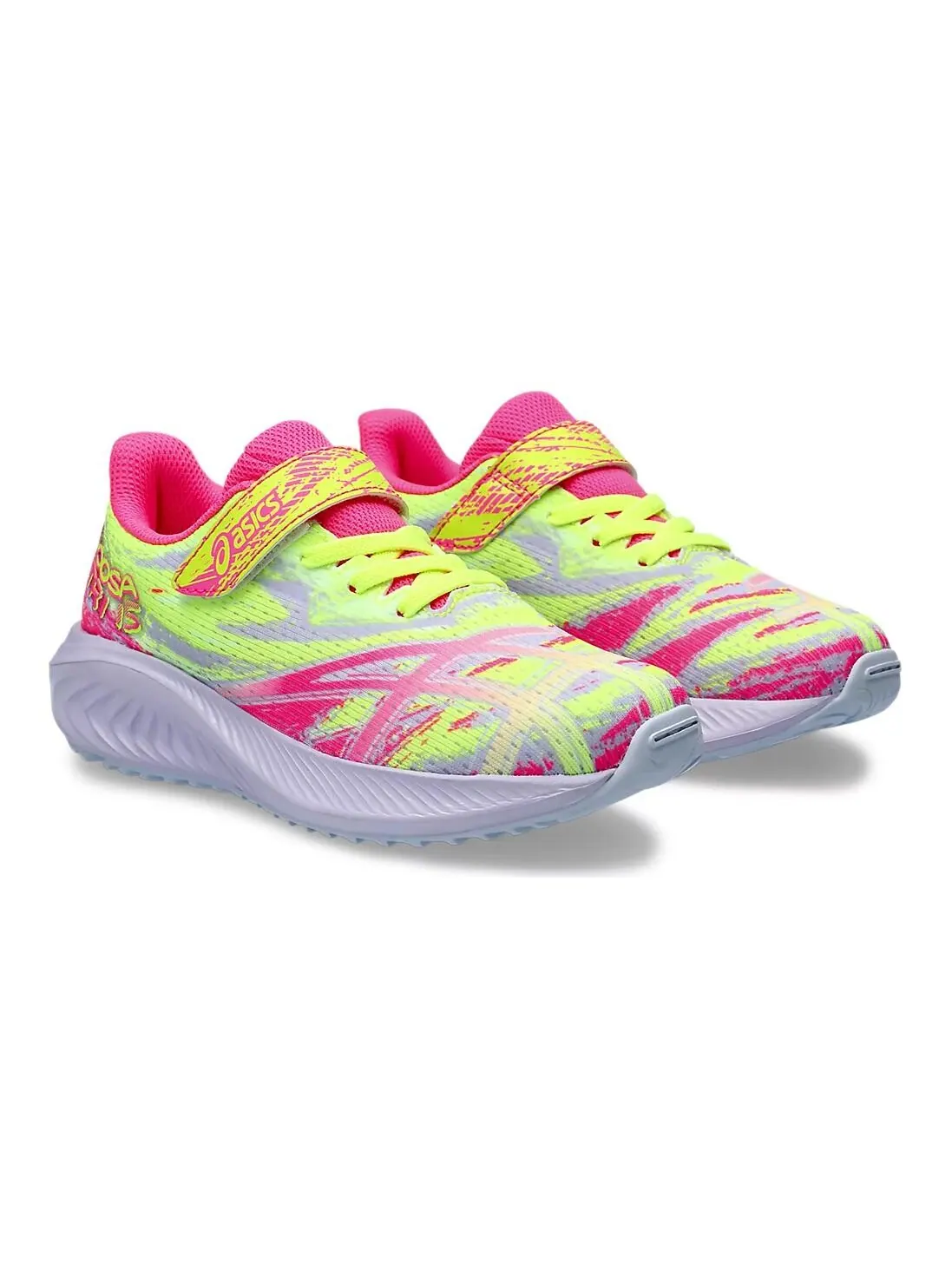 Noosa Tri 15 Детские кроссовки Дети Asics — изображение 3 из 5, светлый розовый синий