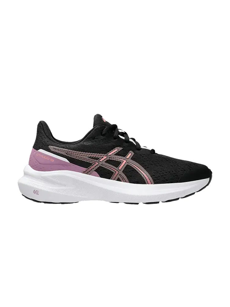 Кроссовки ASICS GT 1000 13 GS 'Black Sun Coral' — изображение 1 из 1, черный