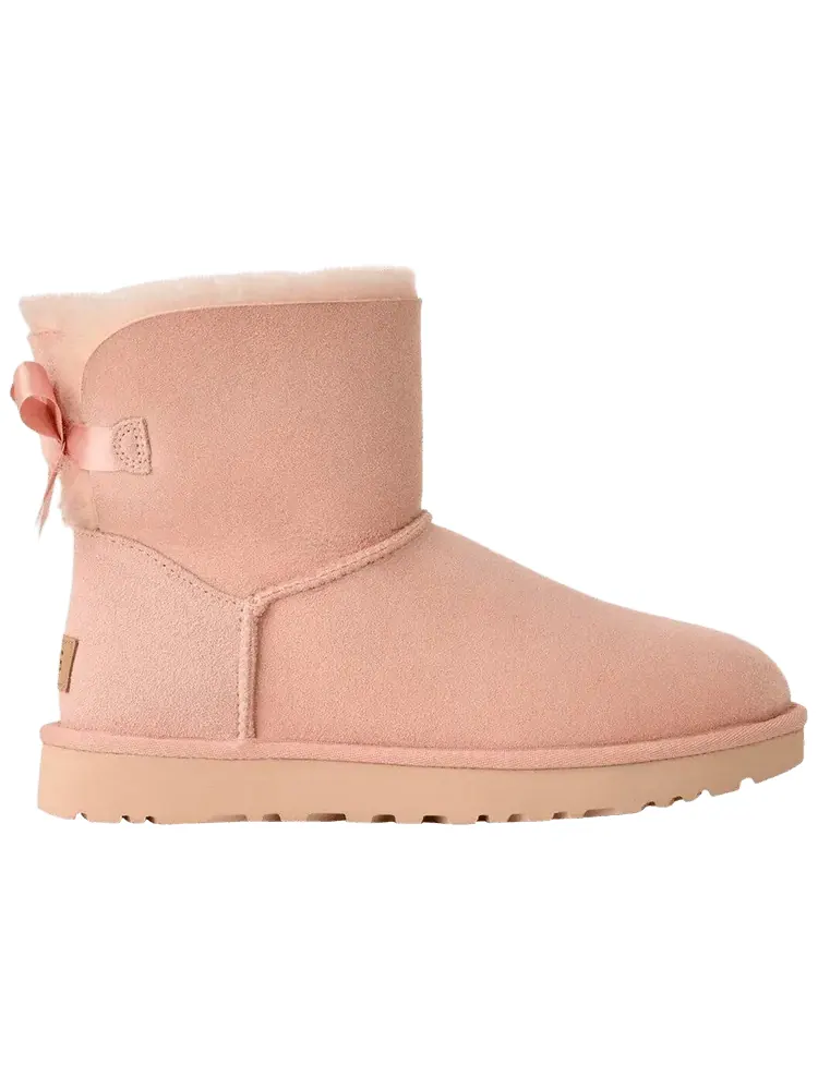 Кроссовки UGG Wmns Mini Bailey Bow II — изображение 1 из 1, розовый