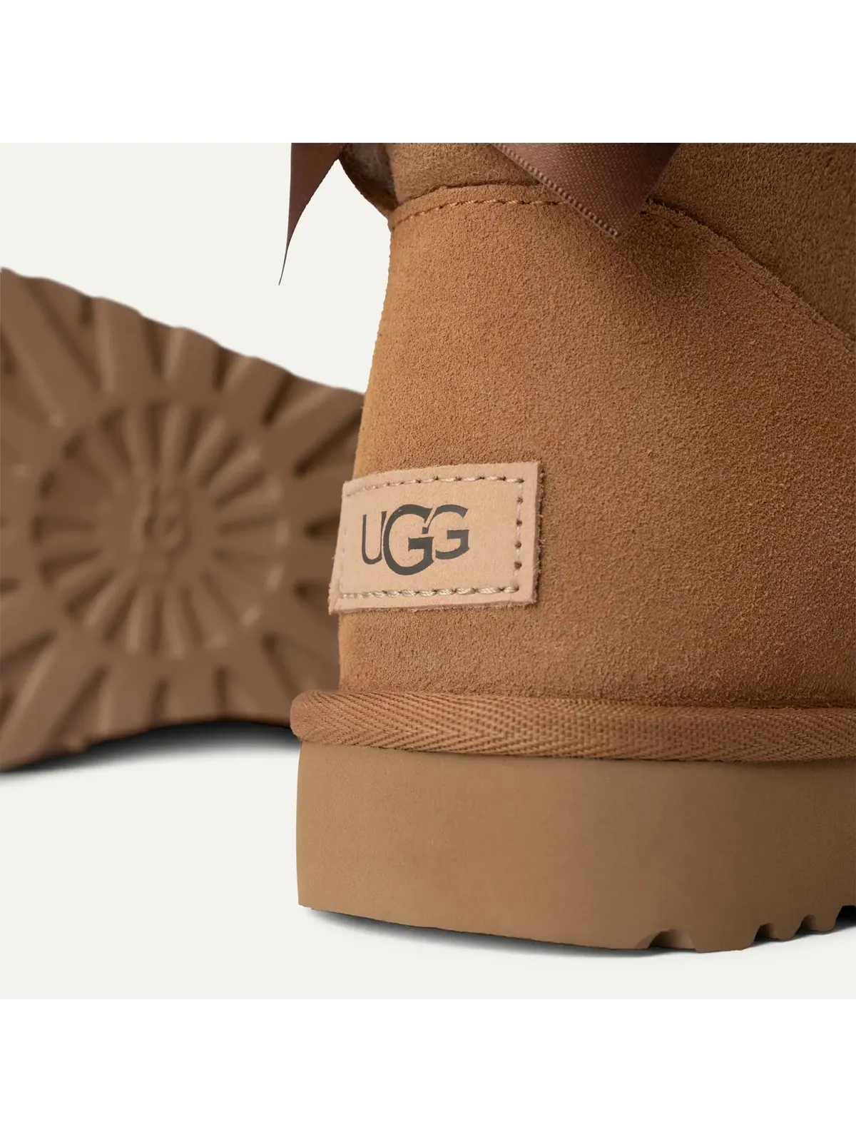 Угги UGG Mini Bailey Bow II — изображение 4 из 6, каштановый