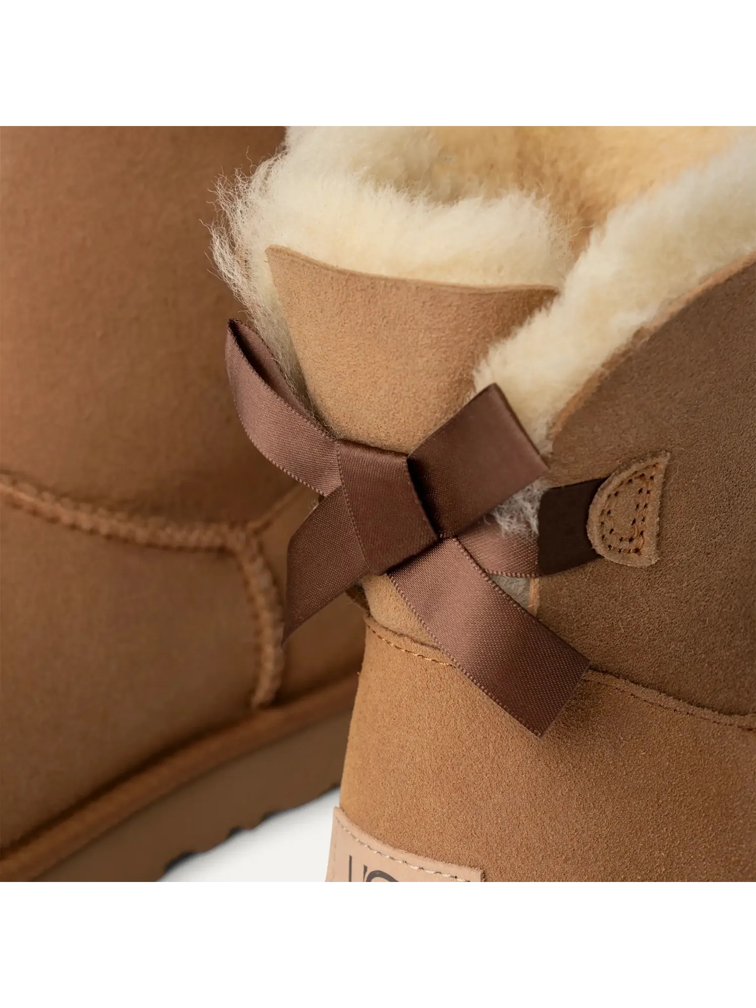 Угги UGG Mini Bailey Bow II — изображение 5 из 6, каштановый