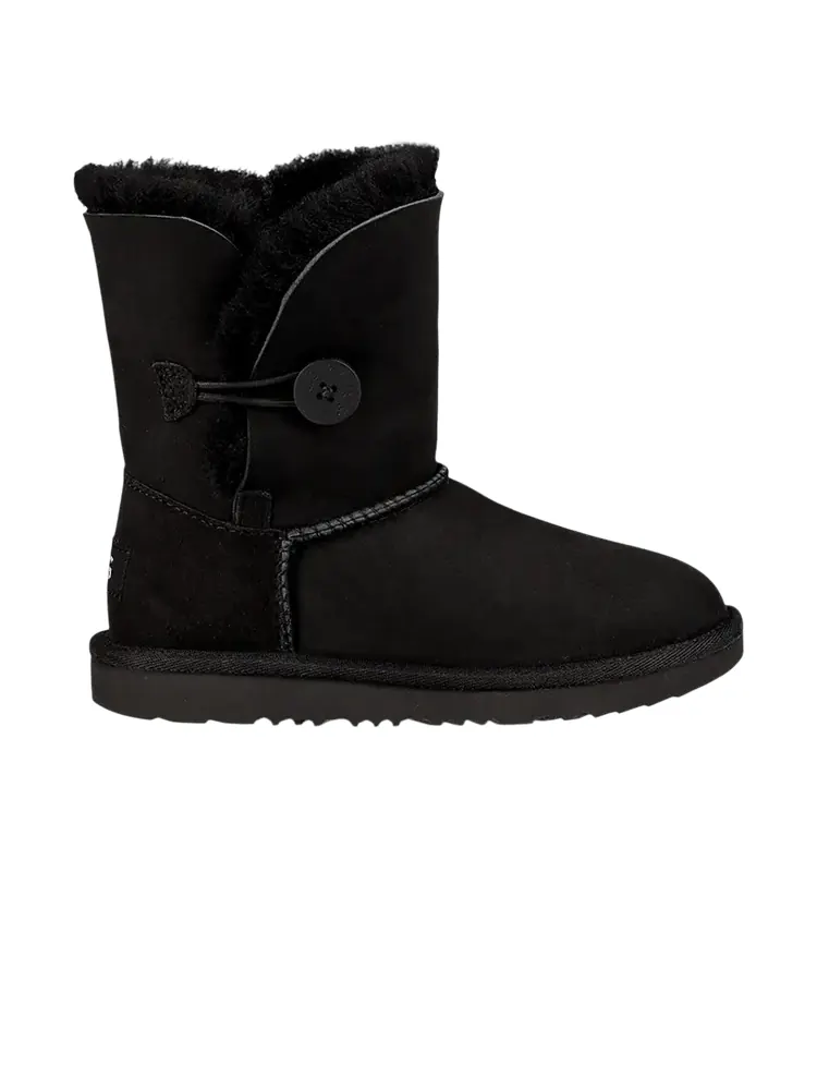 Ботинки UGG Bailey Button 2 Boot Kids Black — изображение 1 из 1, черный