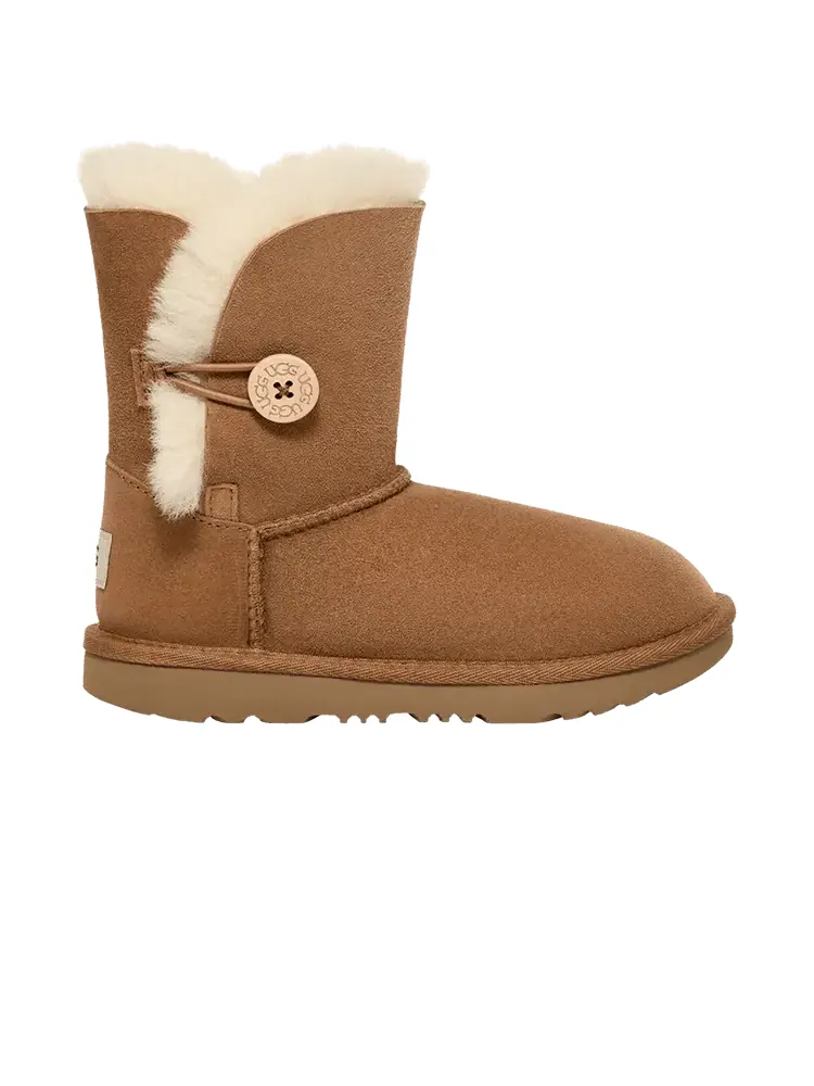 Ботинки UGG Bailey Button 2 Boot Kids Chestnut — изображение 1 из 1, орех