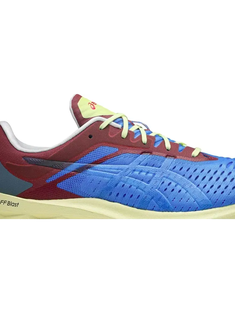Кроссовки novablast 'blue coast deep aqua' Asics — изображение 2 из 8, синий